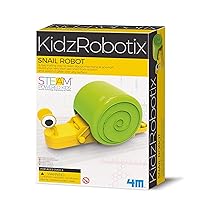 Toysmith 4M Snail Robot from KidzRobotics, A Fascinating Way to Learn About Mechanical Science! Build Your Very Own Pet Snail and Watch it Glide, Ages 8
