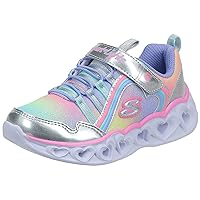 Skechers Girls Heart Lights-Rainbow Lux Sneaker