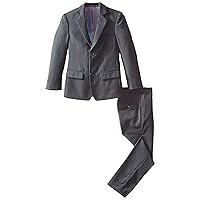 Isaac Mizrahi Big Boys' Slim Boys 2 Piece Cut Linen/Cotton Suit