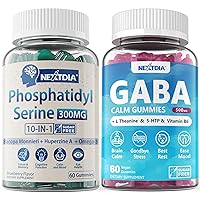 Bundle - GABA Gummies 60 Counts + Phosphatidylserine Gummies 120 Counts