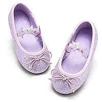 GINFIVE Toddler Girls Mary Jane Shoes Little Girls Ballerina Party School Dress Shoes for Kids