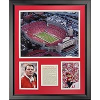 Legends Never Die University of Nebraska - Memorial Stadium Framed Photo Collage, 16