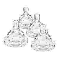 Anti-Colic Baby Bottle Flow 1 Nipple, 4pk, SCY761/04