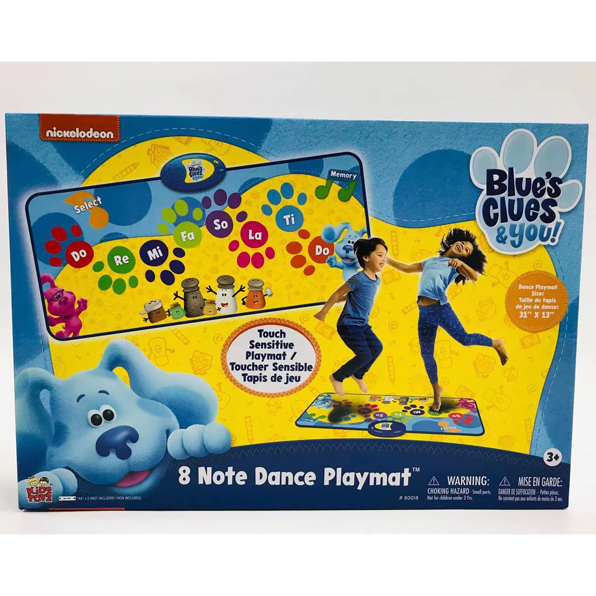 Blue's Clues and You: 8 Note Dance Playmat - Includes 4 Sounds & Memory Game Options, 31