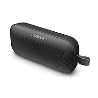 SoundLink Flex Bluetooth Speaker, Portable Speaker with Microphone, Wireless Waterproof Speaker for Travel, Outdoor and Pool Use, Black