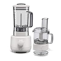 3 Cup Mini Food Processor and 56 Ounce Blender by Cuisinart, Blender for Shakes, Smoothies & More, White, BFP700GF (Small)