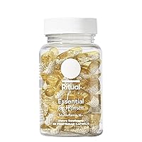 Ritual Multivitamin for Women 18+, Clinical-Backed with Vitamin D3 for Immune Support*, Vegan Omega 3 DHA, B12, Iron, Gluten Free, Non GMO, Mint Essenced, 30 Day Supply, 60 Capsules