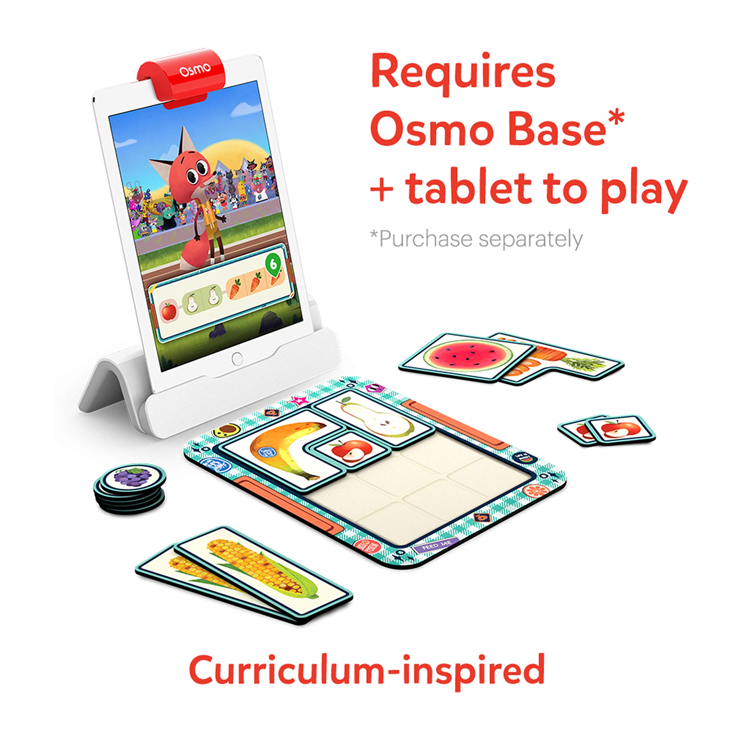 Osmo - Math Wizard and the Enchanted World Games iPad & Fire Tablet-Ages 6-8/Grades 1-2-Foundations of Multiplication-Curriculum-Inspired-STEM Toy-Kids-Boy & Girl(Osmo Base Required)(Amazon Exclusive)