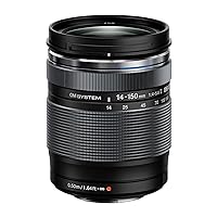 OM SYSTEM M.Zuiko Digital ED 14-150 mm F4-5.6 II Lens, Universal Zoom, Suitable for All MFT Cameras (OM SYSTEM & Olympus OM-D & Pen Models, Panasonic G-Series), Black