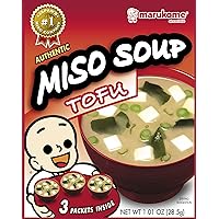 Marukome Miso Instant Tofu, 1.01 Ounce(Pack of 12)