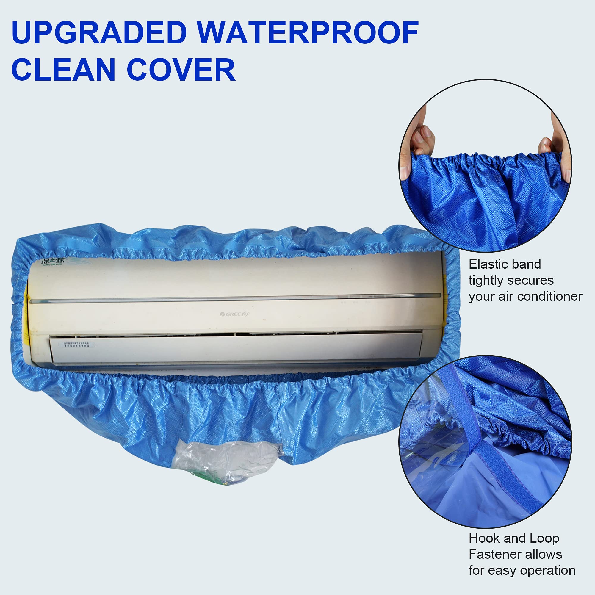 Air Conditioning Cleaning Bag Hanging Water Bag Internal Unit Leaking  Water-receiving Cover For AC Cleaning Exceptional - AliExpress