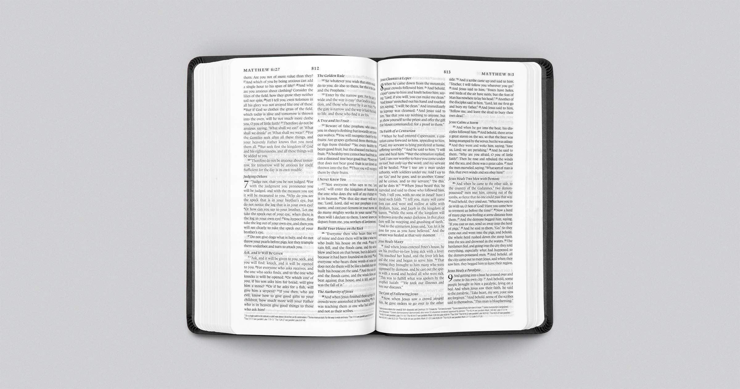 ESV Premium Gift Bible (TruTone, Charcoal, Crown Design)