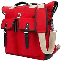 Canvas Backpack bad Shoulder Bag Handbag Bag for 13.3 to 15.6 inch Laptops
