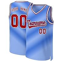Custom Basketball Jersey Personalized Stitched or Printed Name Number Athletic Sports Shirts for Men/Youth