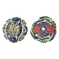 Beyblade Burst Rise Hypersphere Dual Pack Monster Ogre O5 and Engaard E5-2 Right-Spin Battling Top Toys, Ages 8 and Up