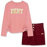 DKNY Girls' Casual Two-Piece Skirt Set
