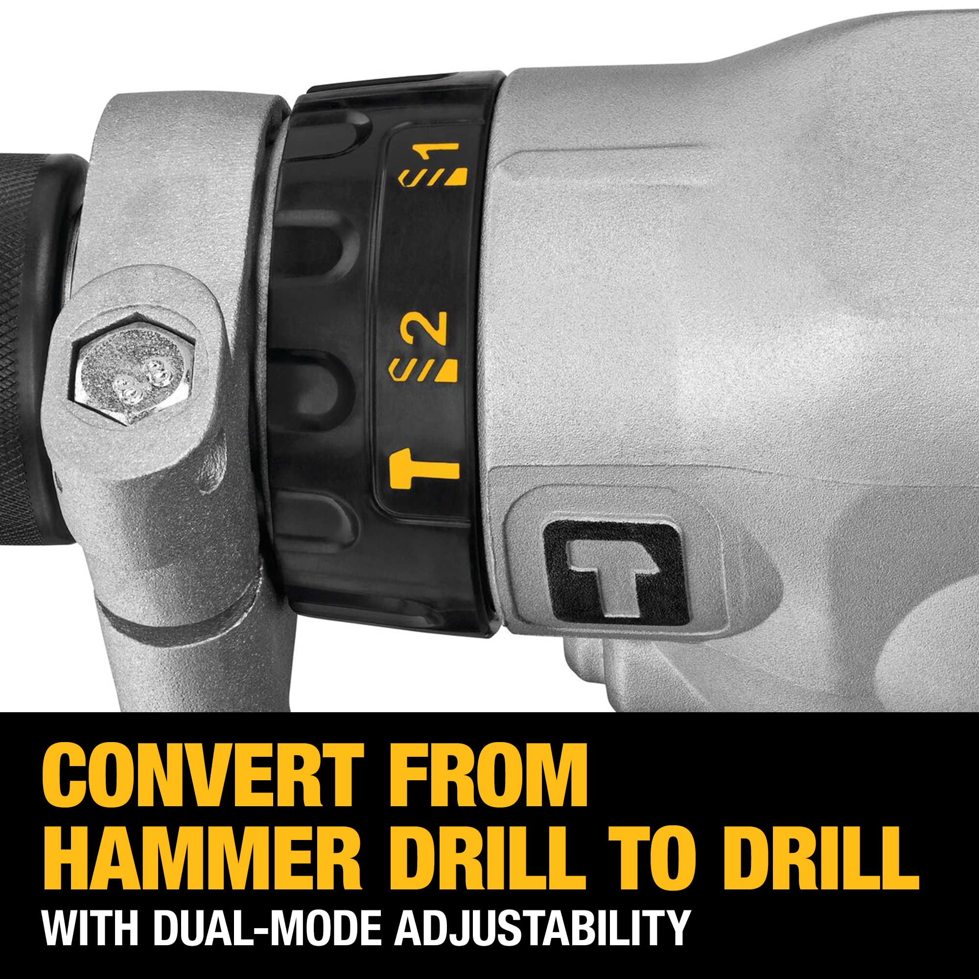 DEWALT Hammer Drill, 1/2-Inch, 10-Amp, Pistol Grip (DWD520)