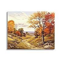 Stupell Industries Classic Fall Foliage Path Canvas Wall Art by Lil' Rue