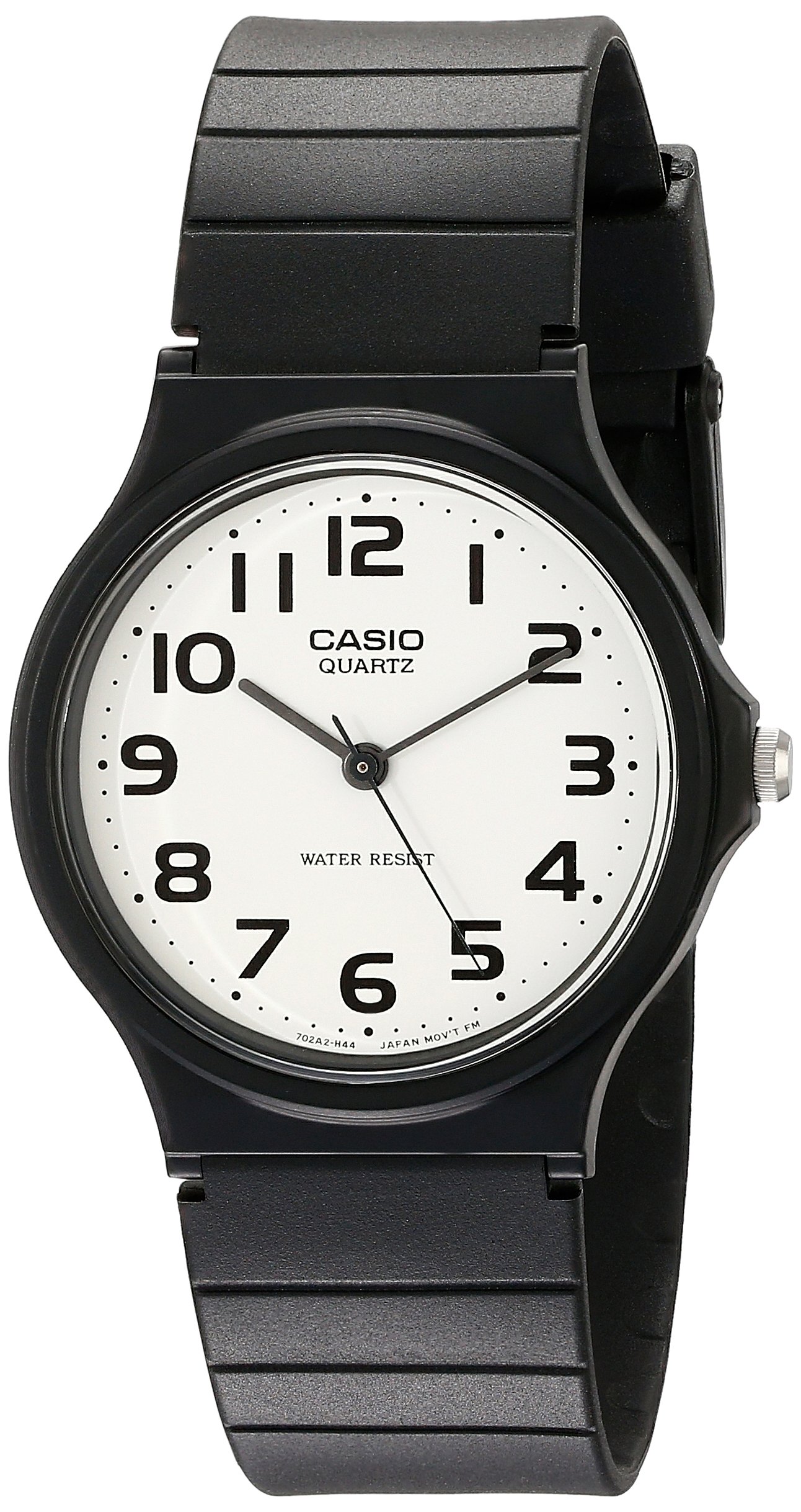 Casio Men's MQ24-7B2 Analog Watch with Black Resin Band