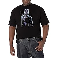 Marvel Panther Retro Glow Men's Tops Short Sleeve Tee Shirt