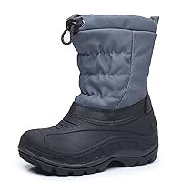 Boys & Girls Snow Boots Winter Outdoor Water Resistant Slip Resistant Cold Weather Shoes (Toddler/Little Kid/Big Kid)