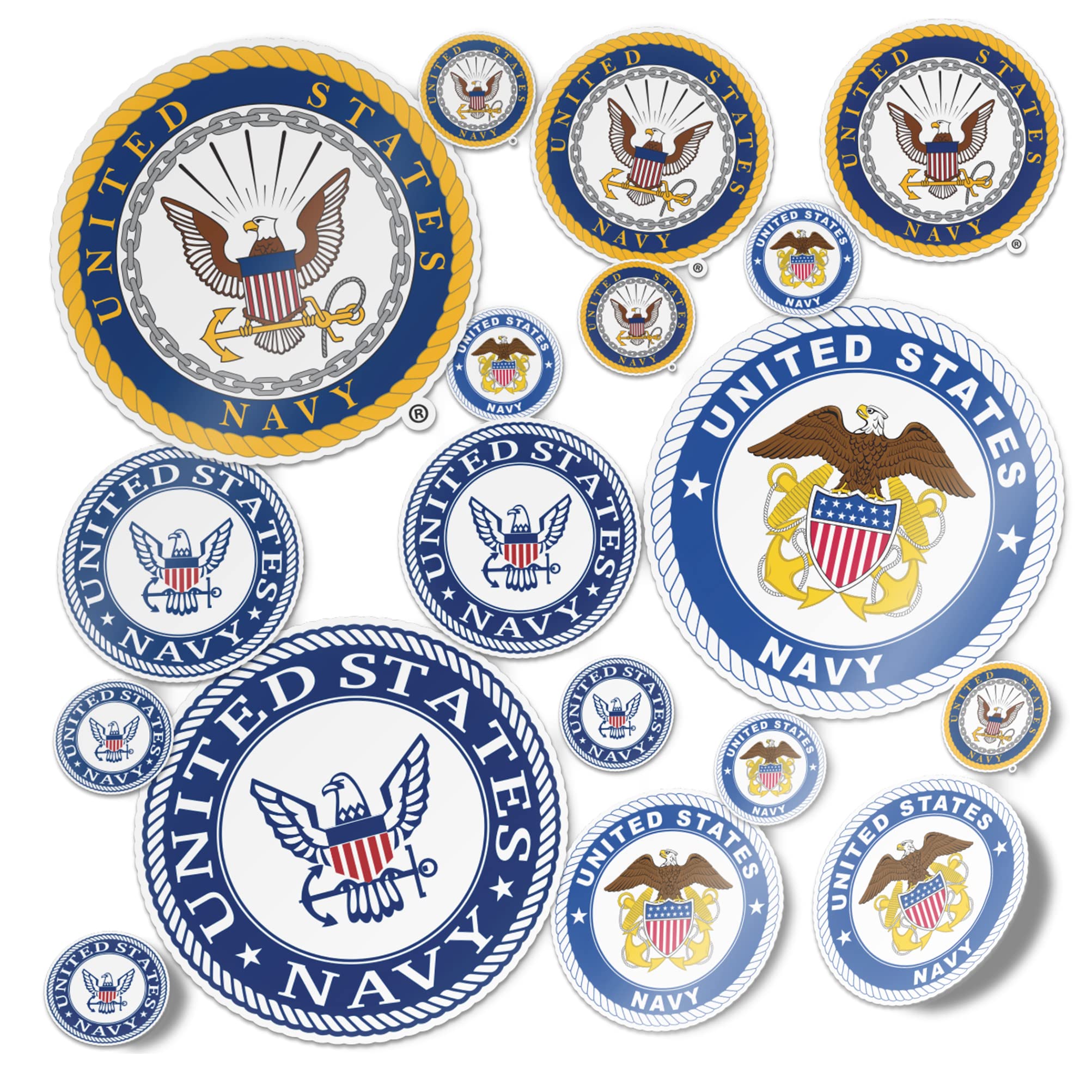Mua US Navy Emblem Logo Sticker Vinyl Decal Laptop Water Bottle ...