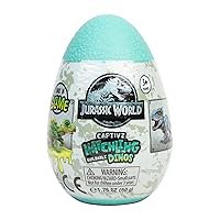 Jurassic World JW-HC-14CDU CAPTIVZ HATCHLINGS Edition Eggs with BUILDABLE Baby Dinosaur Toy and Slime. Ideal Present for Boys and Girls. Styles Vary, ONE SUPLKIED at Random