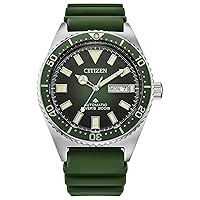 Citizen Promaster Dive Men's Automatic Stainless Steel Watch with 3 Hands and Date Luminous 41mm