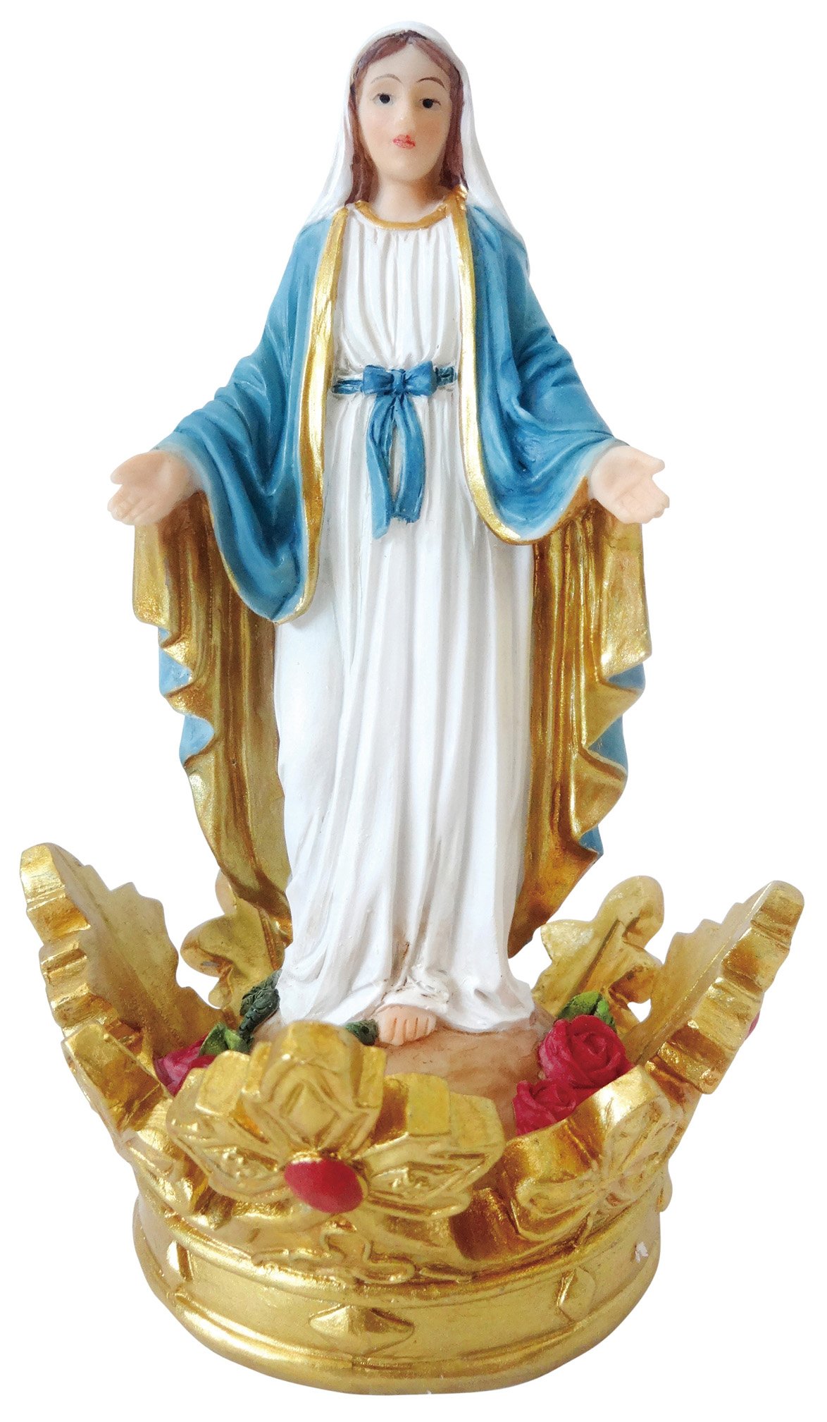 5.5 Inch Virgin Mary Statue Virgen Maria Estatua Gift Religious Decoration