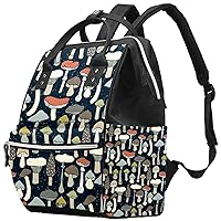 Mushroom Diaper Bag Backpack Baby Nappy Changing Bags Multi Function Large Capacity Travel Bag