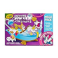 Crayola Scribble Scrubbie Pets Mega Set 2.0, Reusable Pet Care Toy, Toys for Girls & Boys, Gift for Kids, Ages 3, 4, 5, 6