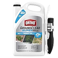 GroundClear Super Weed & Grass Killer1: with Comfort Wand, Kills to the Root, Fast-Acting, 1 gal.