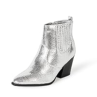 The Drop Women's Sia Pointed-Toe Western Ankle Boot