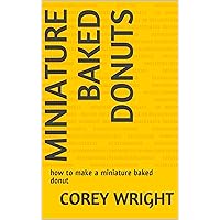 Miniature Baked Donuts: how to make a miniature baked donut (baked donut 7)