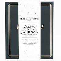 Grandparents Legacy Journal (Charcoal, 85 Pages) by Duncan & Stone - Memory Journal for Grandparents & Parents - Grandma Story Album - Ideal Gift of a Legacy Journal