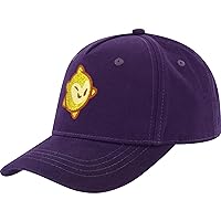 Concept One Girls' Disney Wish Cap, Kids Star Adjustable Hook and Loop Baseball Hat with Curved Brim