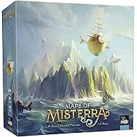 Maps of Misterra - Strategy & Tile Placement Game, Island Exploration & Mapping, Hidden Objectives, Ages 10+, 1-4 Players, 45-60 Min