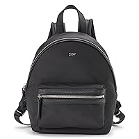 DKNY Casey Medium Backpack, Black/Silver