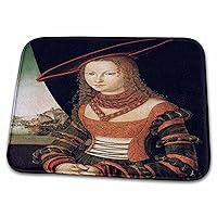3dRose Portrait of a Young Lady, 1526 by Lucas Cranach the Elder - Dish Drying Mats (ddm-169671-1)