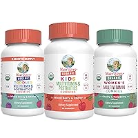 MaryRuth's Kids Multivitamin Gummies & Postbiotics, Toddler Multivitamin Gummies, and Women's Multivitamin Gummies, 3-Pack Bundle for Immune Support, Bone Health, Digestive Health, and Overall Health