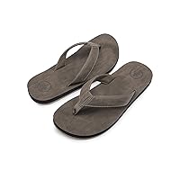 Volcom Men's Fathom Synthetic Leather Flip Flop Sandal