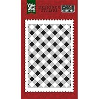 Echo Park Paper Company Holiday Buffalo Plaid Stamp 4-x-6-Inch