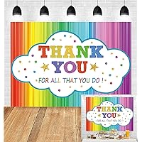 7x5ft Thank You for All You Do Colorful Backdrop Be Thankful Teacher Doctor Staff Background We Appreciate You Nurses Day School Classroom Office Party Banner