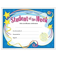 Trend Enterprises Student of The Week Certificate (TEPT2960), White