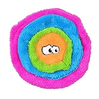 Duraplush Large Soft Flyer: Sqeakerless Eco-Friendly and Durable Toy for Dogs | Perfect for Fetch and Tug-of-War Play | Made in USA