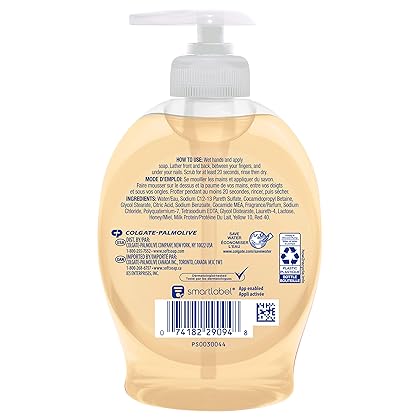 Softsoap Moisturizing Liquid Hand Soap, Milk and Honey, 7.5 Fluid Ounce, Pack of 6 (Package may vary)