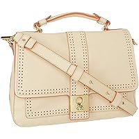 Orla Kiely Punched Dot Detail Leather Rosemary Bag