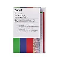 Cricut Insert Cards R40, Create Depth-Filled Birthday Cards, Thank You Cards, Custom Greeting Cards at Home, Compatible with Cricut Joy/Maker/Explore Machines, Rainbow Scales Sampler (30 ct)