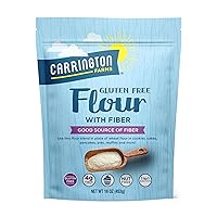 Gluten Free Flour with Fiber – Nutritional Boost with Added High Fiber from Gluten Free Oats, Allergen Friendly, No Added Sugar - Nutrient Rich Flour for Baking & Cooking (16 oz)