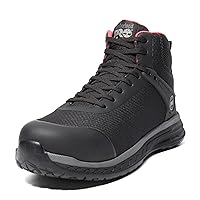 Timberland PRO Women's Drivetrain Mid Composite Safety Toe Static Dissipative Industrial Athletic Work Shoe